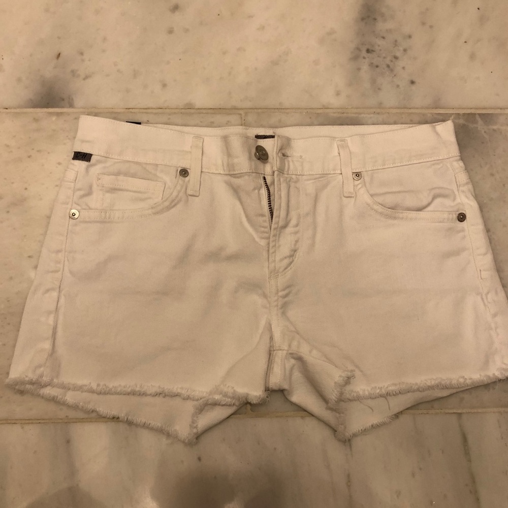 Citizens of humanity Ava white shorts